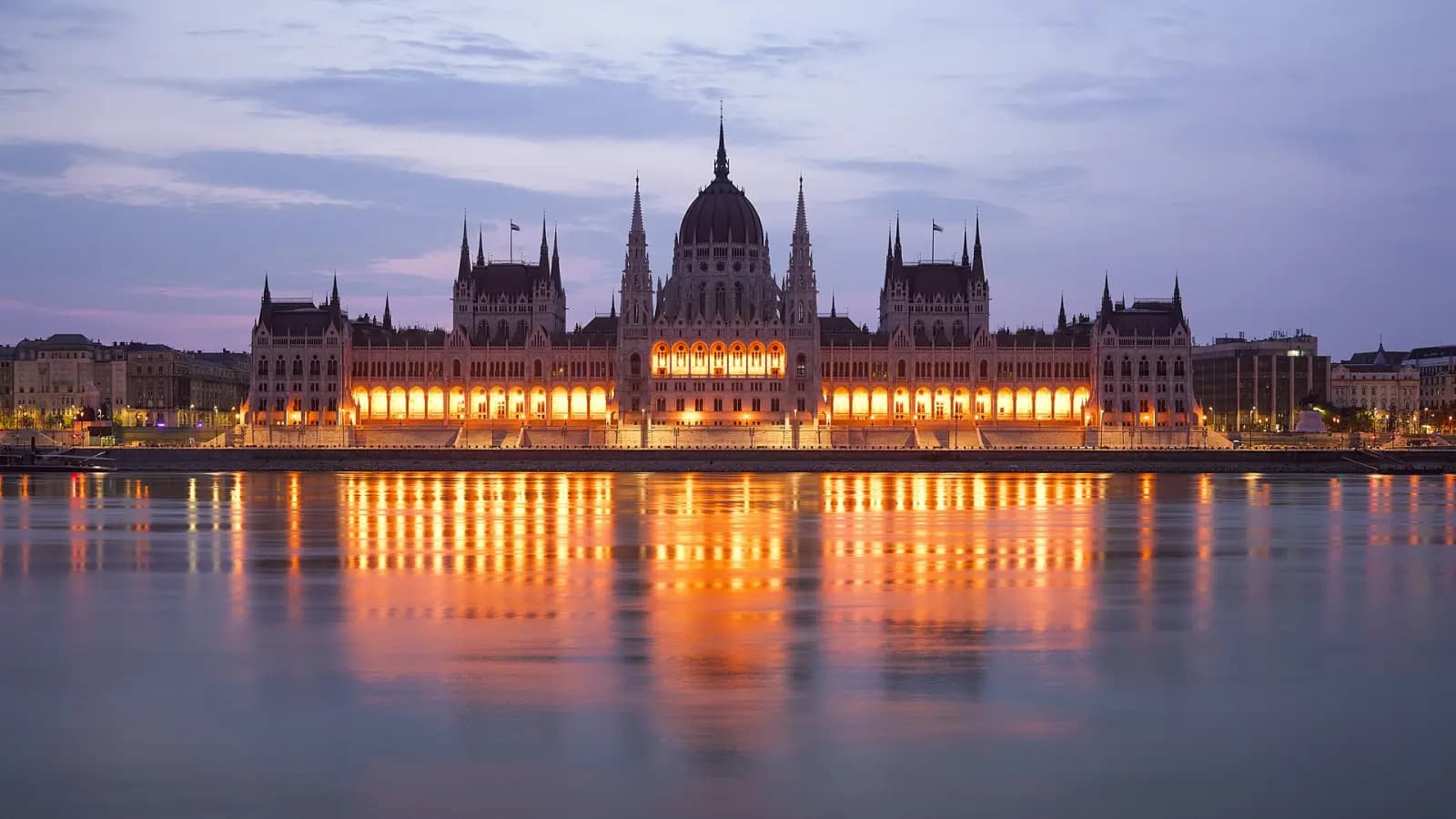 Hungarian Parliament Building in Budapest